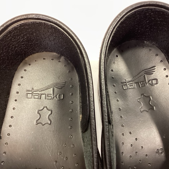 DANSKO BLACK CLOGS SZ 43EU = SZ 12.5-13US IN EUC $130 - Picture 7 of 13